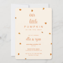 Calabaza: Invitación para Baby Shower