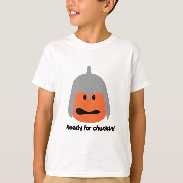 Calabaza lista para la camiseta del chunkin (Anverso)