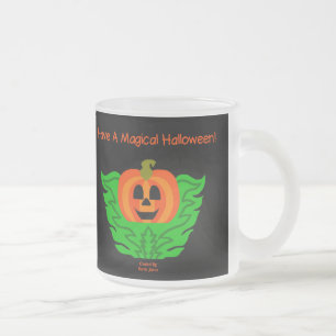 Calabaza mágica de Halloween Pequeña jarra de vidr