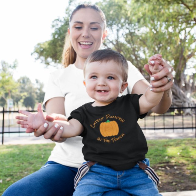Calabaza Más Cuesta En El Parche Camiseta Del Bebé (Subido por el creador)