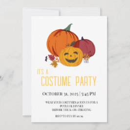 Calabaza para hablar de invitación