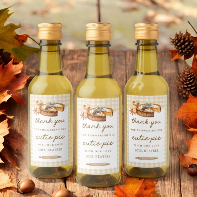 Calabaza Pequeña Cutie Pie Baby Shower Favor (Subido por el creador)