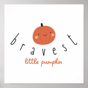 Calabaza pequeña más valiente Impresiones de carte