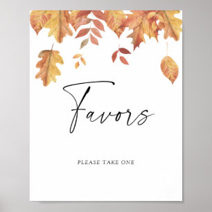 Calabaza que cae - Póster de favores