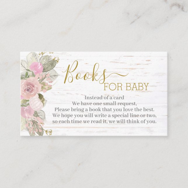 Calabaza rosa trae la tarjeta del gabinete de libr (Anverso)