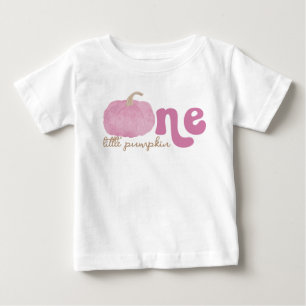 Calabaza Rosada Primer Nacimiento Camisa de Bebé