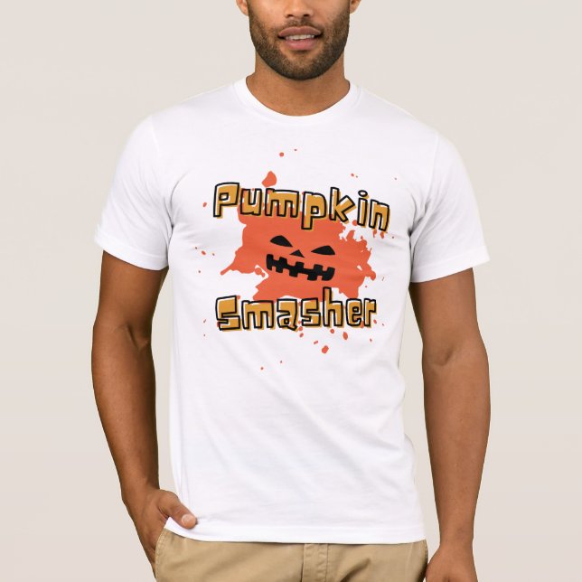 Calabaza Smasher - Camisa Halloween (Anverso)