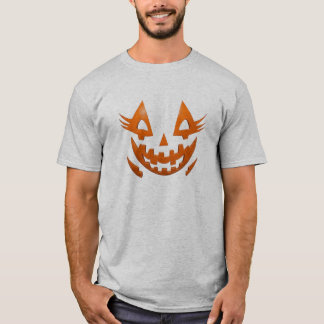 Calabaza sonrisa camiseta cara a cara | Cute Hallo