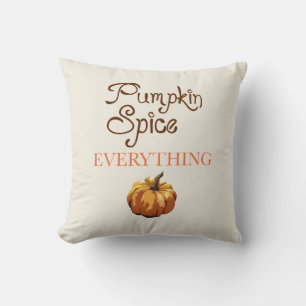 Calabaza Spice Everything Cojín decorativo