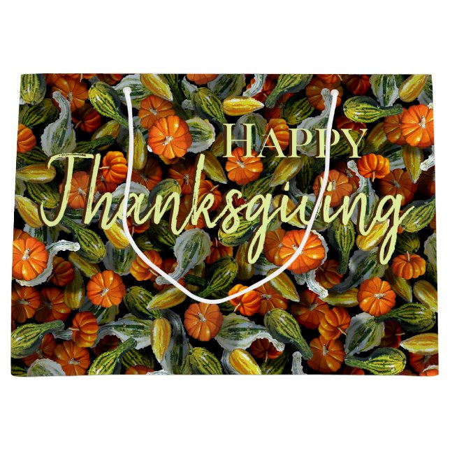 Calabaza, Squash Recolección de otoño bolsa de reg (Anverso)