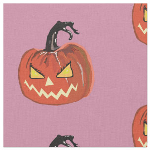 Calabaza, tela de calabazas de Halloween