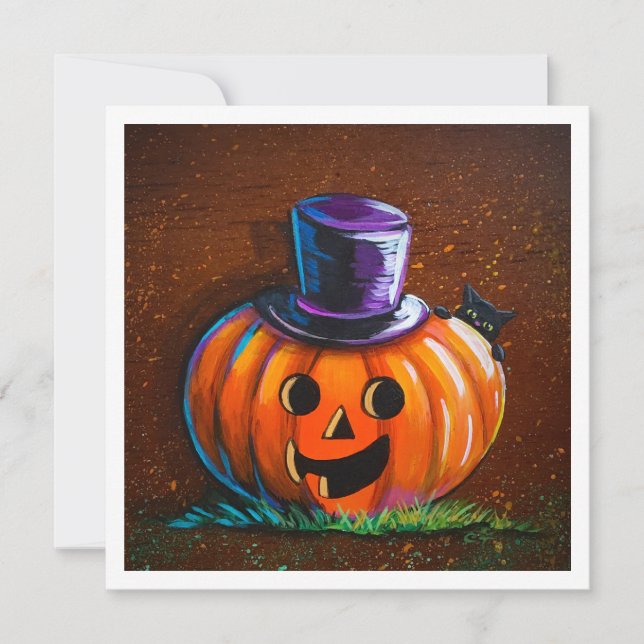 Calabaza y Lil Kitty - Mini Imprimir (Anverso)