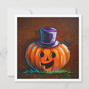 Calabaza y Lil Kitty - Mini Imprimir
