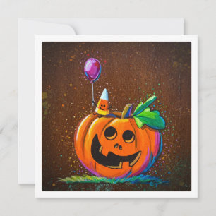 Calabaza y maíz de mallas de lilo - Mini impresión