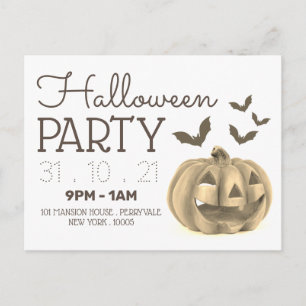 Calabaza y murciélagos, invitación a la fiesta de