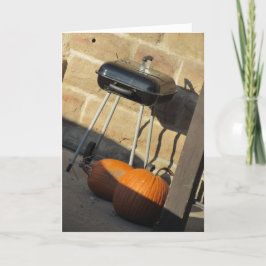 "Calabazas a la Parrilla" Tarjeta de Acción de Gra