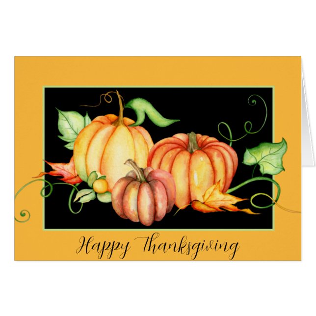 Calabazas acuáticas y hojas (Anverso (Horizontal))