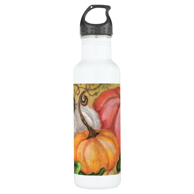 Calabazas Botella de agua de acero inoxidable (Anverso)