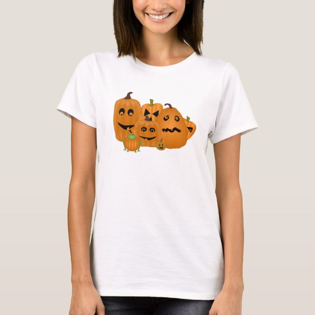 Calabazas camiseta para mujeres (Anverso)
