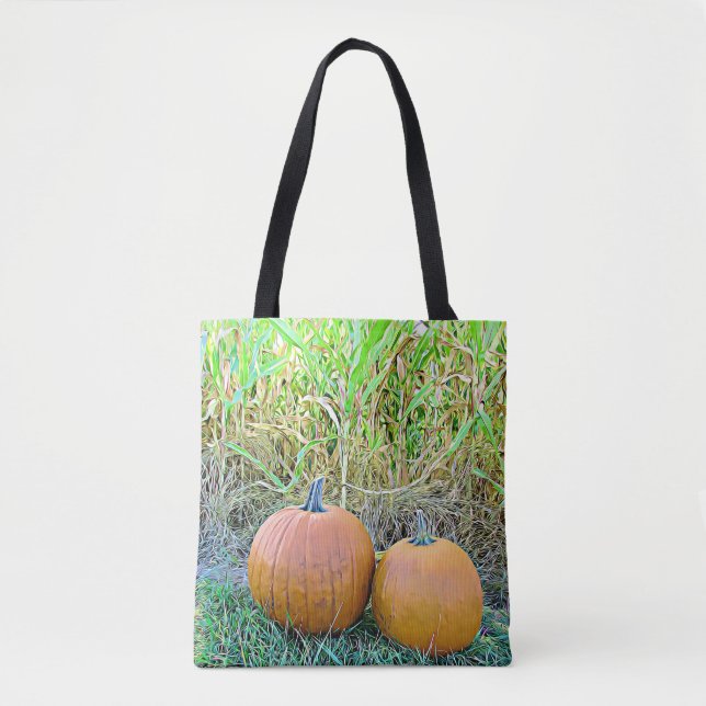 Calabazas de Halloween Bolsa de Otoño (Anverso)