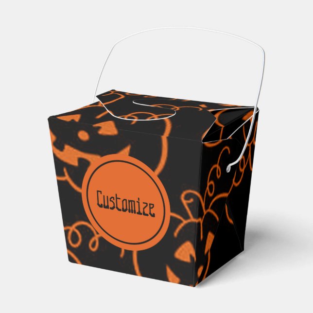 Calabazas de Halloween caja favorita de Jack-O-Lan (Front Side)