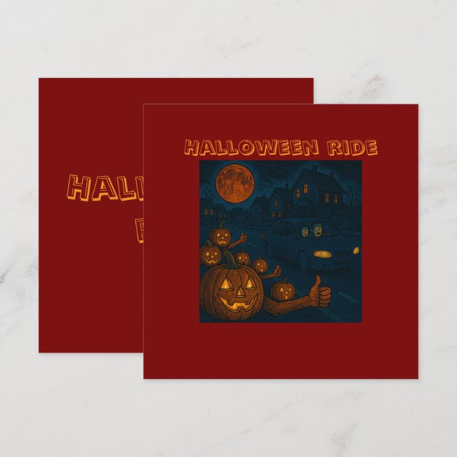 Calabazas de Halloween para colegas (Anverso / Reverso)