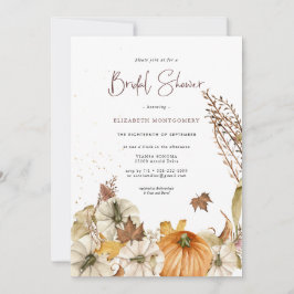 Calabazas de otoño | Floral Otumn Bridal Shower