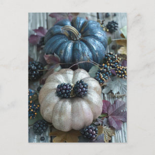calabazas elegantes para tarjetas de saludo de caí