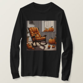 Calabazas En La Ventana Camiseta De Larga Manga Ne