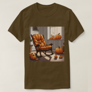 Calabazas En Una Camiseta Marrón De La Ventana