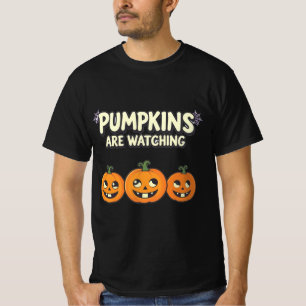 Calabazas Están Observando – Camiseta Gráfica Dive