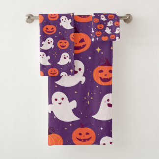 Calabazas y fantasmas de Halloween