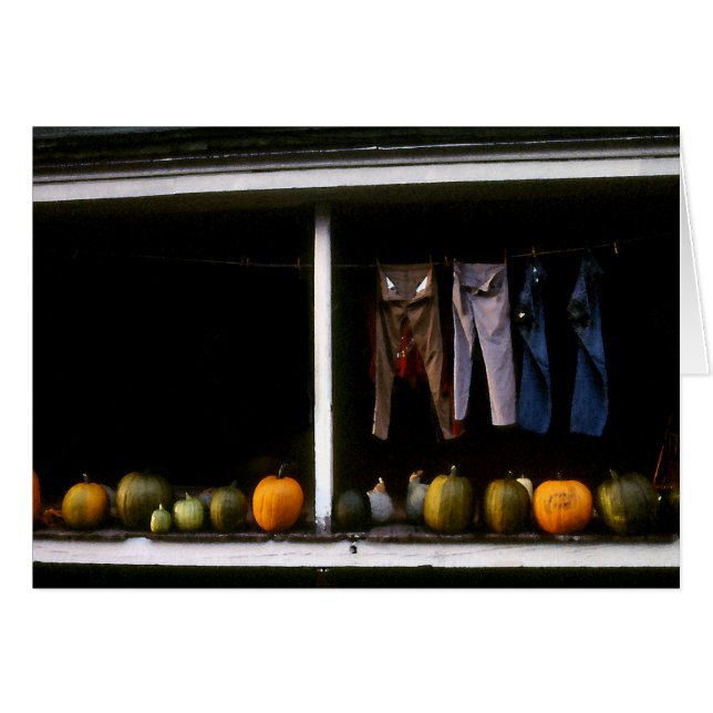 Calabazas y linecard del lavado (Anverso (Horizontal))