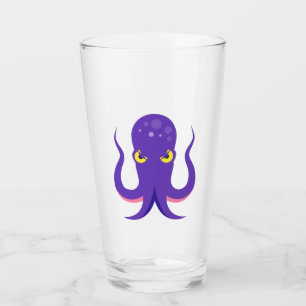 Calamar púrpura del pulpo
