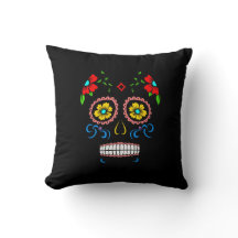 Calavera - almohada del cráneo del azúcar