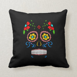 Calavera - almohada del cráneo del azúcar
