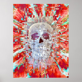 Calavera Arte Pop Colorido Psicodélico Arte Surrea