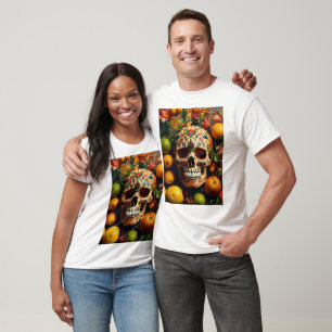 Calavera "Atrévete a usar" en las camisetas de fru