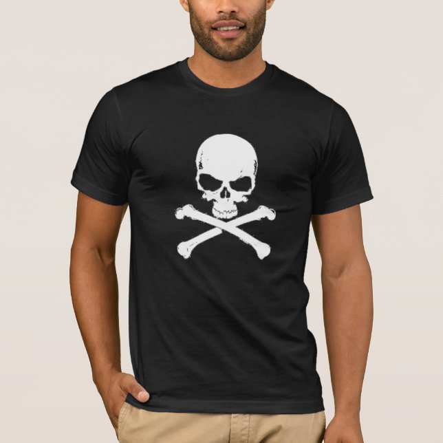 Calavera blanca | Camiseta (Anverso)