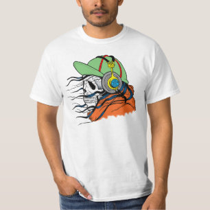 calavera, camisa de cráneo, camiseta de calavera d