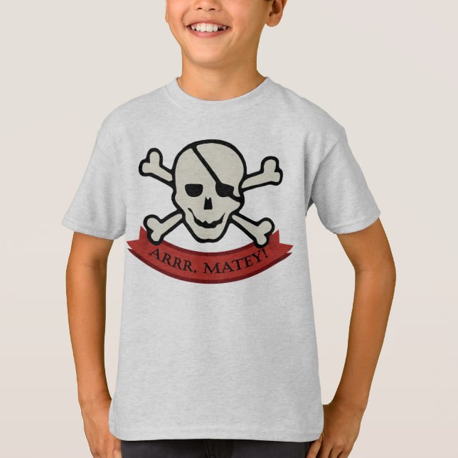 Calavera - Camiseta básica de niños de Ash Hanes s (Anverso)