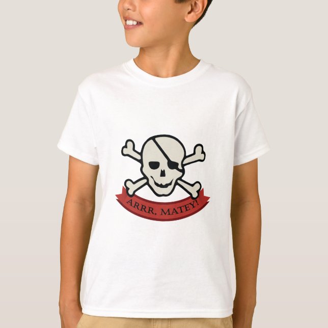 Calavera - Camiseta básica para niños (Anverso)