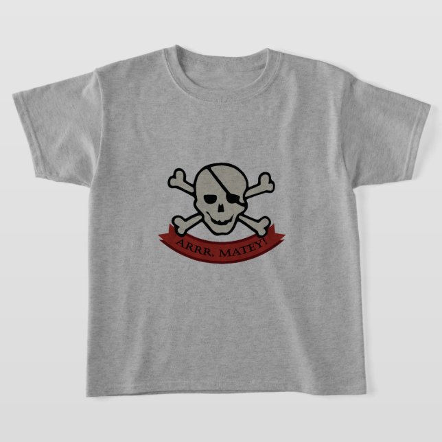 Calavera - Camiseta básica para niños (Distribución)