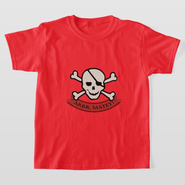 Calavera - Camiseta básica para niños (Distribución)