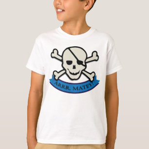 Calavera - Camiseta sin tacañería para niños blanc