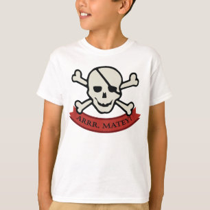 Calavera - Camiseta sin tacañería para niños blanc