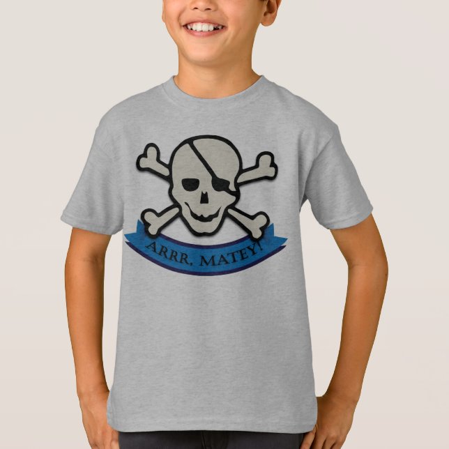 Calavera - Camiseta sin tacaños para niños de acer (Anverso)