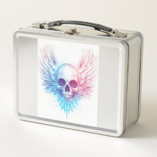Calavera con alas de ángel