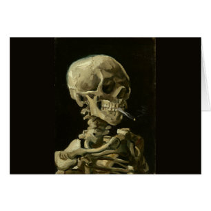 Calavera con cigarrillo de Van Gogh