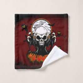 Calavera con dientes afilados y amenazantes